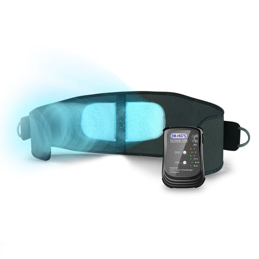 DR-HO'S Triple Action Back Belt - 4-in-1 TENS Belt for Back Pain