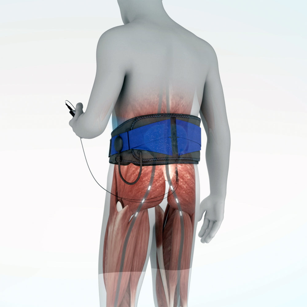 DR-HO'S腰椎止痛儀 三效腰背帶 TENS+EMS+腰部承托 香港上班族久坐腰痛