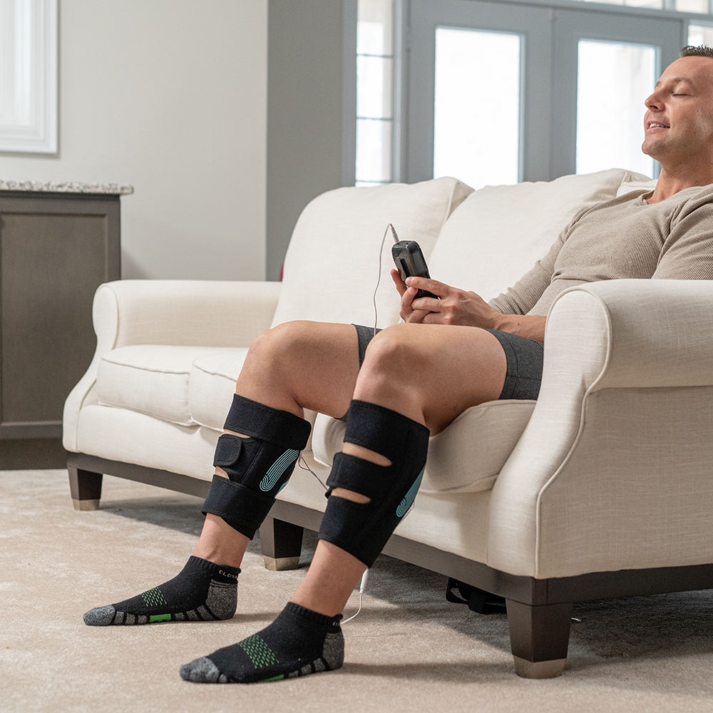 DR-HO'S 專業腿腳止痛儀 CPP 家居使用場景 結合電療輔助舒緩膝蓋痛